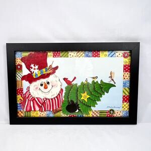 Home Interiors Don Easterwood Snowman Framed Print